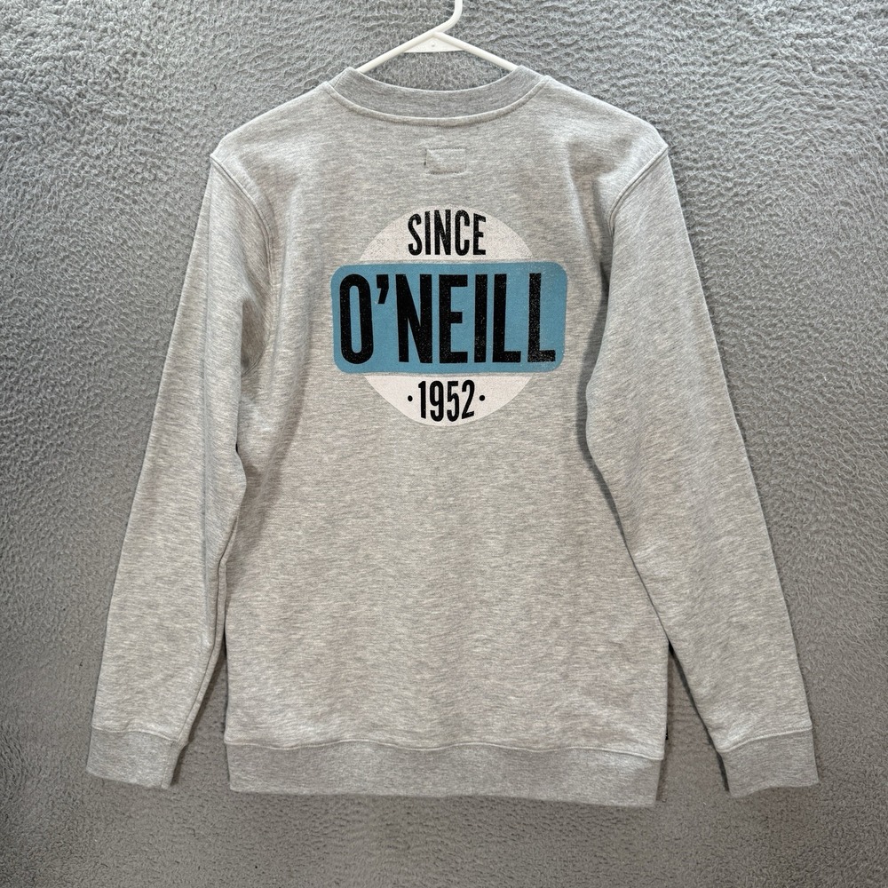 Oneill Sweatshirt Adult Medium‎ Gray Crewneck Surfer Skater Grunge Thrasher